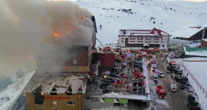 Kartalkaya Kayak Merkezi'nde otel yangını: 10 kişi yaşamını yitirdi