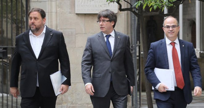 Katalan siyasetçiler Brüksel’de