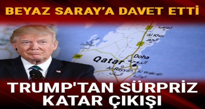 Katar Emiri Beyaz Saraya çağrıldı