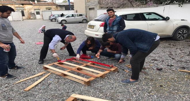 KAÜ'DE GERİ DÖNÜŞÜM FUAR ÇALIŞMALARI BAŞLADI