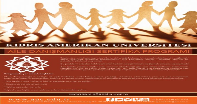 KAÜSEM  AİLE DANIŞMANLIĞI KURS KAYITLARI BAŞLADI