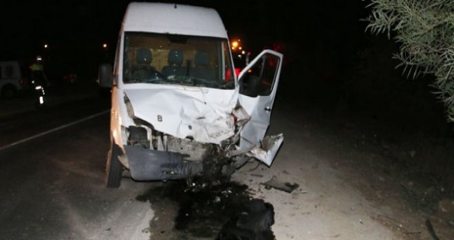 KAZADA ARAÇ İKİYE BÖLÜNDÜ