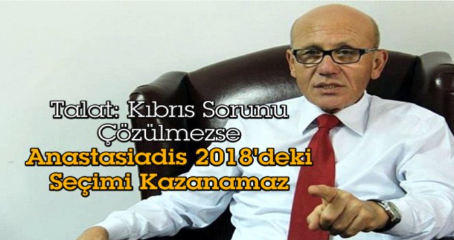 Kıbrıs Sorunu Çözülmezse Anastasiadis 2018'deki Seçimi Kazanamaz