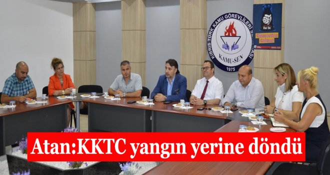 Kıbrıs Türk Ticaret Odası Kamu Görevlileri Sendikası’nı ziyaret etti