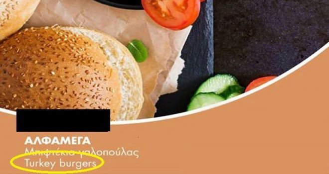 Kıbrıslı Rum'un "hindi burger"e verdiği tepki alay konusu oldu   