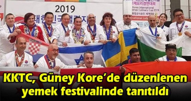 KKTC, Güney Kore’de düzenlenen yemek festivalinde tanıtıldı