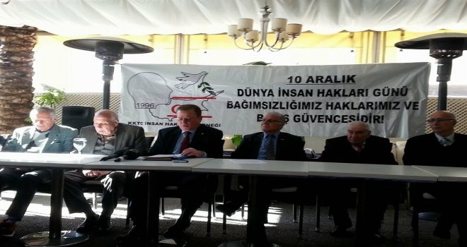 KKTC İNSAN HAKLARI DERNEĞİ BASIN TOPLANTISI DÜZENLEDİ