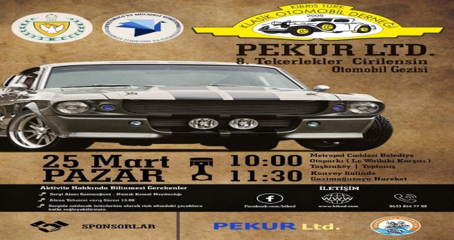 KLASİK OTOMOBİL DERNEĞİ’NDEN UYUŞTURUCUYLA MÜCADELEYE DESTEK.