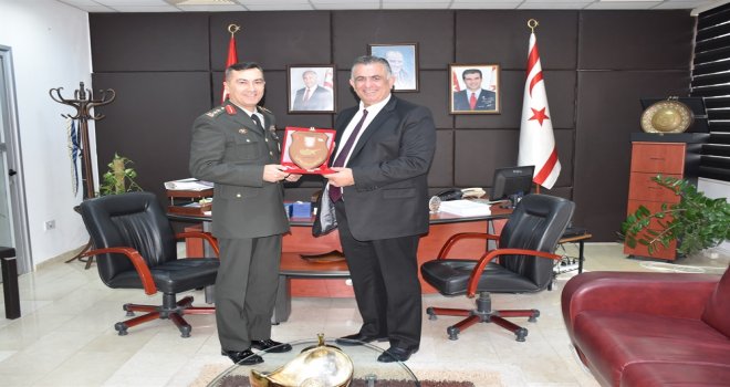 KTBK KOMUTANI YILDIRIM, ÇAVUŞOĞLU’NU ZİYARET ETTİ