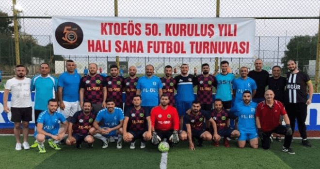 KTOEÖS 50. Kuruluş Yılı Halı Saha Futbol Turnuvası’nda finaller oynanıyor