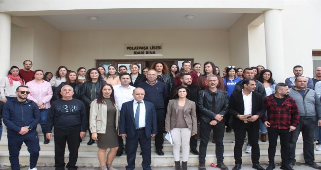 KTOEÖS, ÖĞRETMEN EKSİKLİĞİ GEREKÇESİYLE POLATPAŞA LİSESİ’NDE EYLEM YAPTI