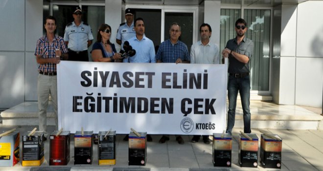 KTOEÖS'den TENEKELİ Eylem Yaptı