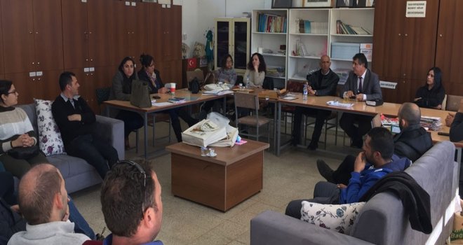 KTÖS’ün okul ziyaretleri devam ediyor