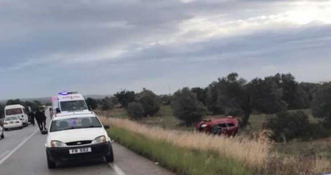 Kumyalı’da feci kaza, 1 ağır yaralı