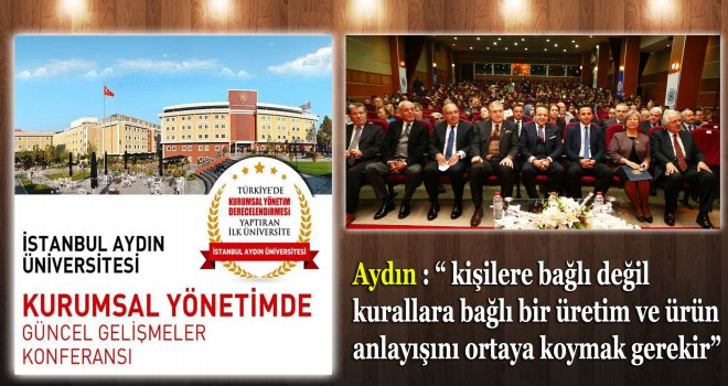 Kurumsal Yönetim Derecelendirme yaptıran ilk üniversite İAU oldu