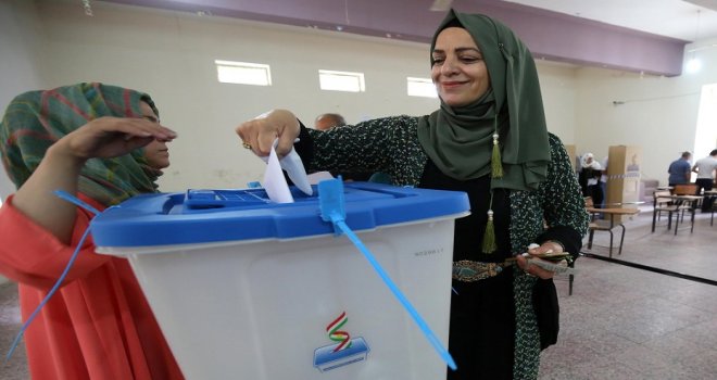Kuzey Irak referandumunda sandıklar kapandı
