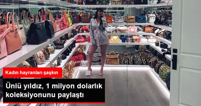 Kylie Jenner, 1 Milyon Dolarlık Çanta Koleksiyonunu Paylaştı