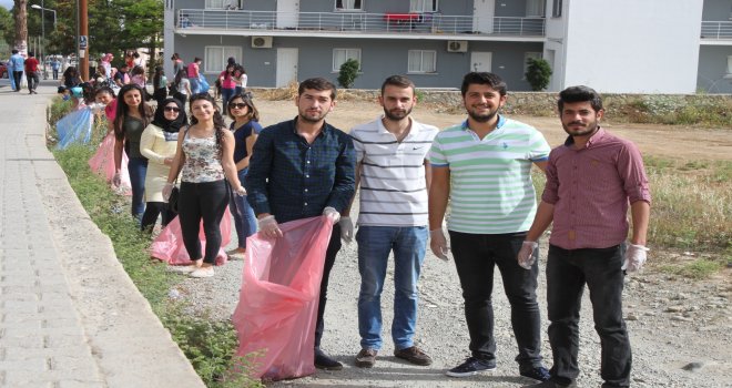 LAÜ öğrencileri çöp toplama etkinliği düzenledi...