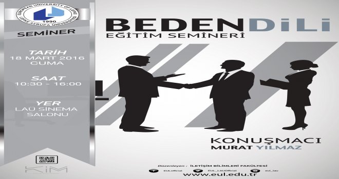 LAÜ’de “Beden Dili Eğitim” semineri düzenlenecek