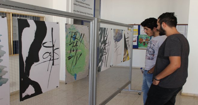 LAÜ’de “Kaligrafik Söylem” adlı sergi açıldı