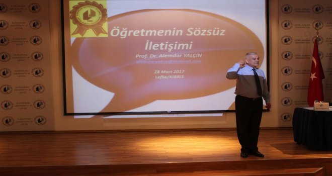 LAÜ’de Okul İçi Etkinlikte Öğretmenin Beden Dili konferansı düzenlendi