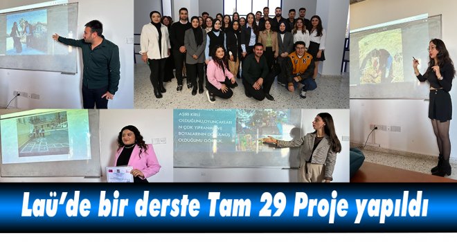 LAÜ’de Topluma Hizmet Uygulamaları ders kapsamında 29 proje hayat buldu
