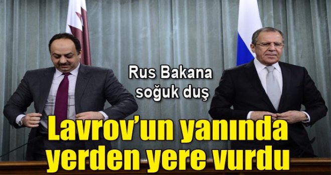 Lavrov'la buluştu, Esad'ı topa tuttu