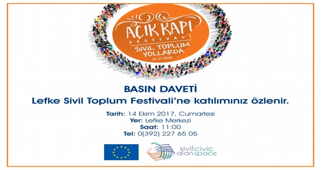 LEFKE SİVİL TOPLUM FESTİVALİ YARIN