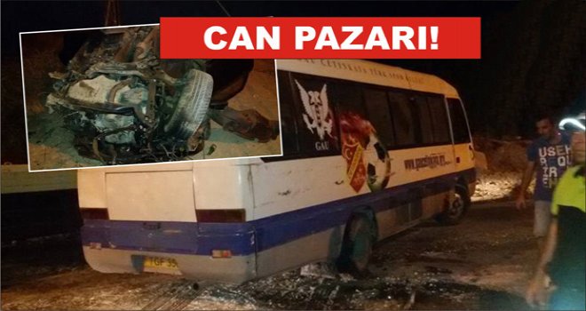 Lefkoşa-Girne yolunda can pazarı; 10 yaralı