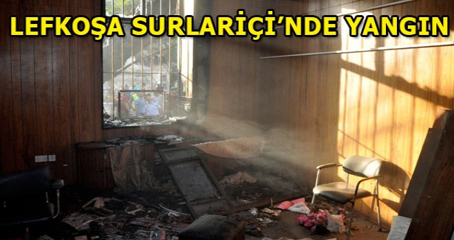 Lefkoşa Surlariçi’nde Yangın 