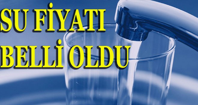 LEFKOŞA'DA SUYUN İLK 5 TONU 6 TL OLACAK