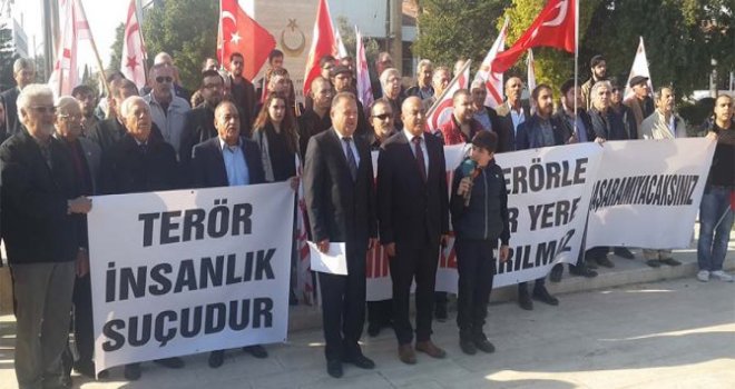 LEFKOŞA'DA TERÖRE TEPKİ!