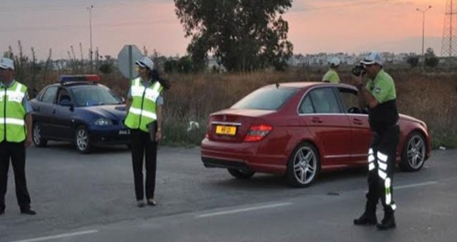 Lefkoşa’da trafik operasyonu