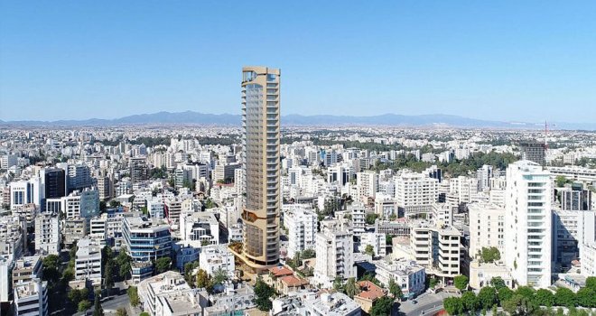 Lefkoşa’nın güneyine 150 metrelik bina