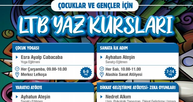 LTB Yaz Kursları için kayıtlar başladı