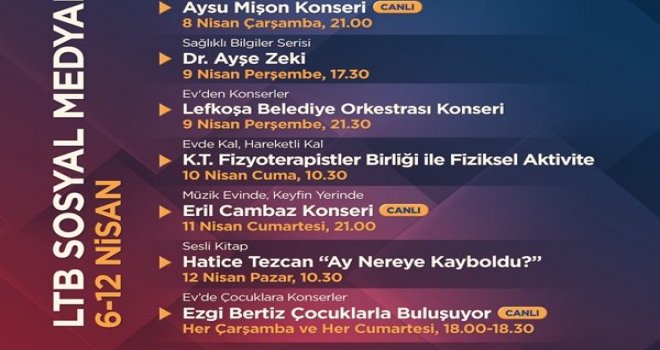 LTB’den sosyal medya aracılığıyla aktiviteler