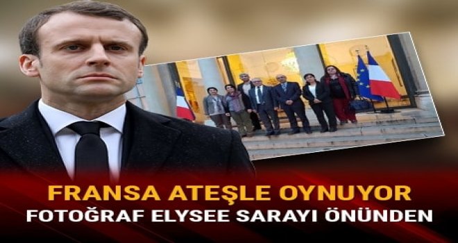 Macron, dün bir skandala imza attı