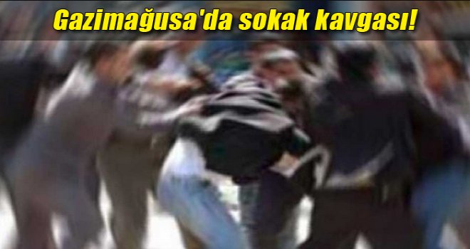 Mağusa'da sokak kavgası