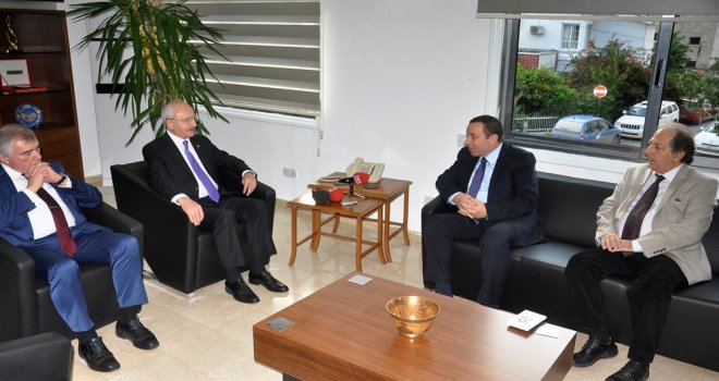 MALİYE BAKANI DENKTAŞ, KILIÇDAROĞLU'NU KABUL ETTİ