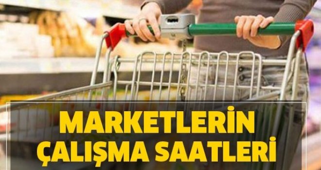 Marketler her gece saat 20.00’de kapanacak