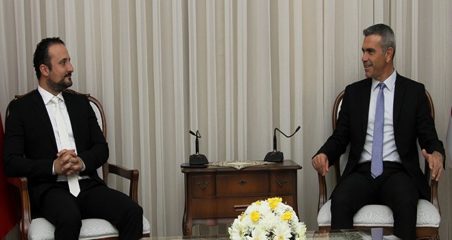 Meclis Başkanı Uluçay, YDÜ heyetini kabul etti