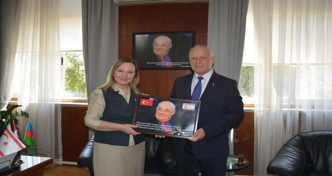 MECLİSİ BAŞKAN YARDIMCISI TÖRE, YALOVA ÜNİVERSİTESİ REKTÖRÜ ALKAN’I KABUL ETTİ
