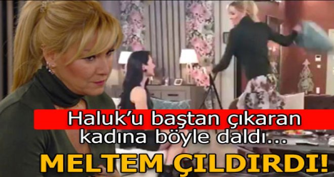 Meltem, Haluk'u baştan çıkaran kadın dövdü!