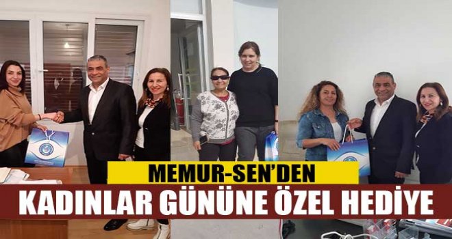Memur-Sen’den kadınlar gününe özel hediye