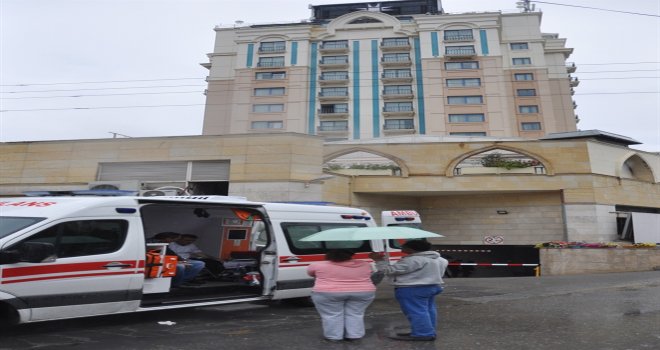 MERİT OTEL’DE YANGIN ÇIKTI.