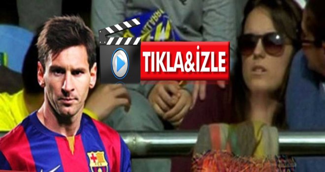 Messi'nin şutu kadın taraftarı bayılttı!