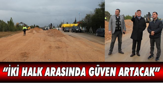 Metehan sınır kapısında genişletme çalışmaları sürüyor