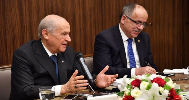 MHP Genel Başkanı Bahçeli: Abdullah Gül'ün adaylığına ihtimal vermiyorum çünkü yanlış olur.