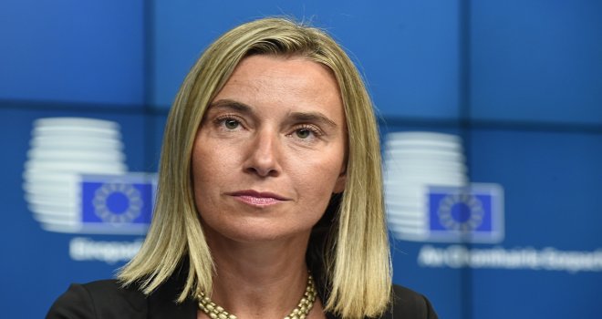 MOGHERİNİ "TÜRKİYE'YLE BÖLGESEL KONULARDA İŞ BİRLİĞİNİ NASIL ARTIRACAĞIMIZA İLİŞKİN ÇALIŞMALAR YAPACAĞIZ"