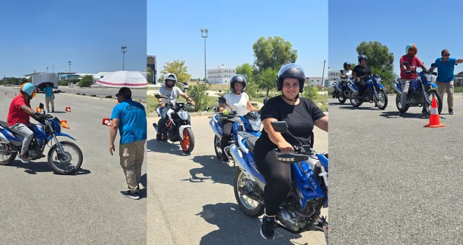 MOTOSİKLET SÜRÜŞ EĞİTMEN ADAYLARI KURSLARA DEVAM EDİYOR 
